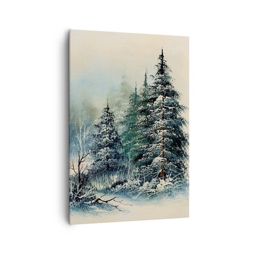 Quadro tela 70x100cm neve - su,