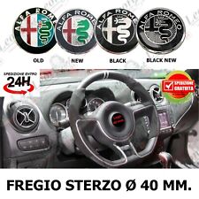 Fregio sterzo 40 mm. per Alfa Romeo logo volante emblema stemma 147 159 mito 156
