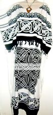 Nuovo Celtic Kaftano Abito Forti Taglia Unica Cool Romano Lungo Donna Soft Beach