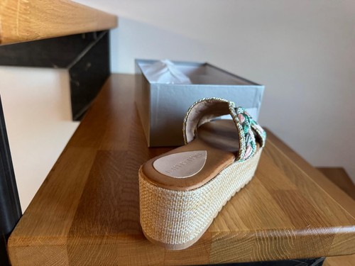 Sandali donna zeppa bicolor - sandali,