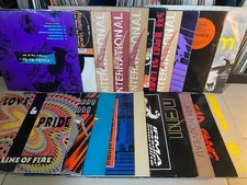 LOTTO STOCK 60 DISCHI EUROHOUSE ITALODISCO DANCE ANNI 90 CON LISTA TITOLI