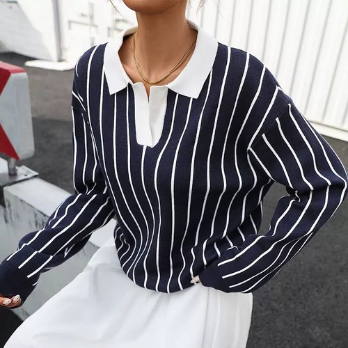 Maglione blu marino - maglione, a