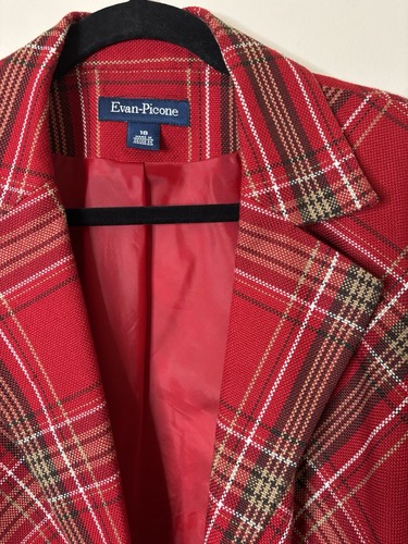 Blazer donna evan picone rosso - blazer,