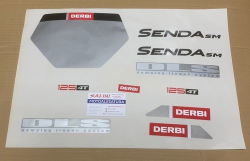 Serie adesivi derbi senda - derbi, sm
