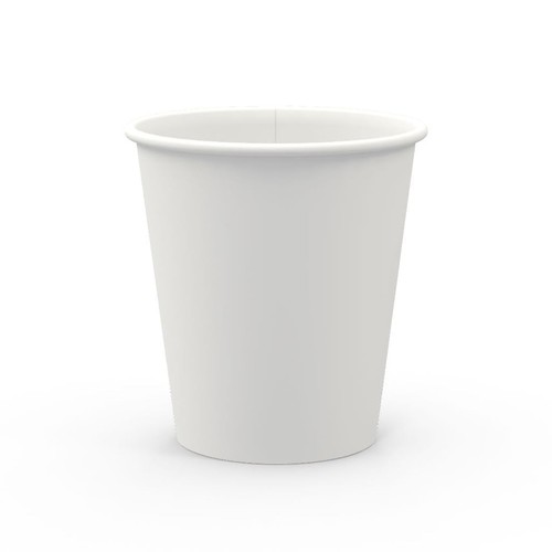 Bicchiere cartoncino bianco - bicchiere,