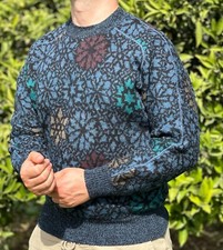 Maglione pullover cardigan blu