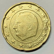 20 CENTESIMI DI EURO BELGIO 2000 - RE ALBERTO II - RIF. UNIFICATO 5.00 - CC -