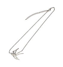 Collana catena rondine argento