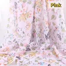 Ethnic Floral Chiffon Fabric