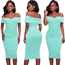 Abito Arricciato Scollo Fascia