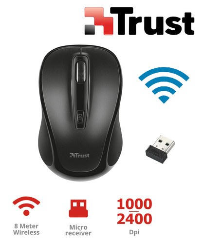 Mouse wireless ottico con - wireless,