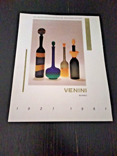 1921 - 1981 VENINI MURANO BOTTIGLIE DESIGN VINTAGE AD PUBBLICITA
