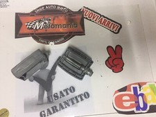 COPPIA PEDALI BICI BICICLETTA BAMBINI M 10 12 14 COLORE GRIGIO MISURA 13