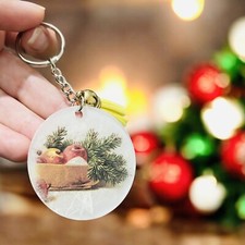 Christmas key rings - christmas,