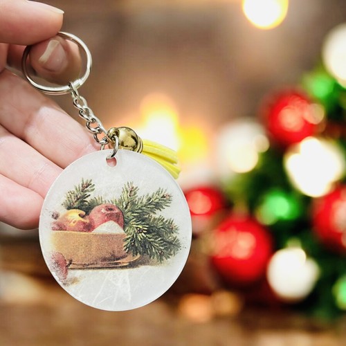Christmas key rings - key,