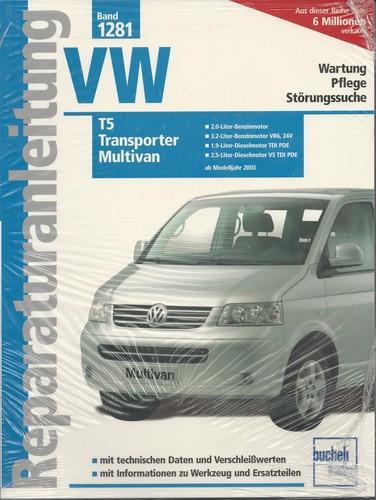 Manuale riparazione 1281 t5 - riparazione, vw