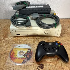 MICROSOFT XBOX 360 + HDD 14 GB CONTROLLER ALIMENTATORE CAVO VIDEO GIOCO TESTED