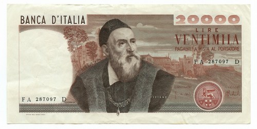 20000 lire banca italia - 20000,