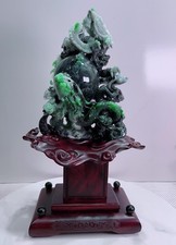 Statua doppia sfera drago