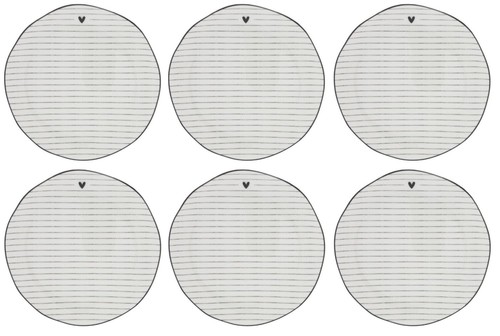 Set piatti da torta - 6,