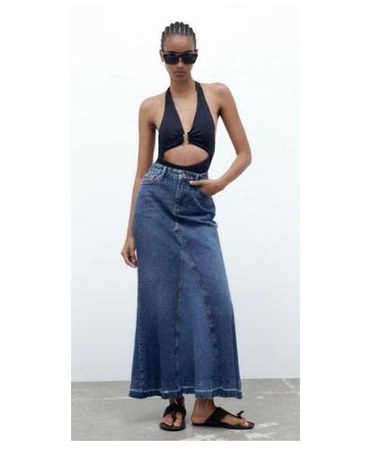 Zarazw gonna lunga denim - lunga, maxi