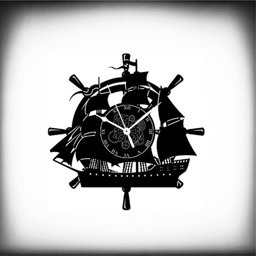 Orologio parete ship nave - -,