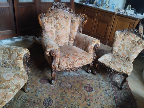 Set poltrone sedie stile - 2,