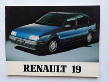 RENAULT   19    LIBRETTO USO MANUTENZIONE   EDIZIONE  08/1990        (736)