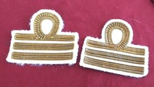 Coppia di gradi vintage da