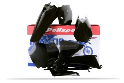 Polisport kit plastiche - kit, nero