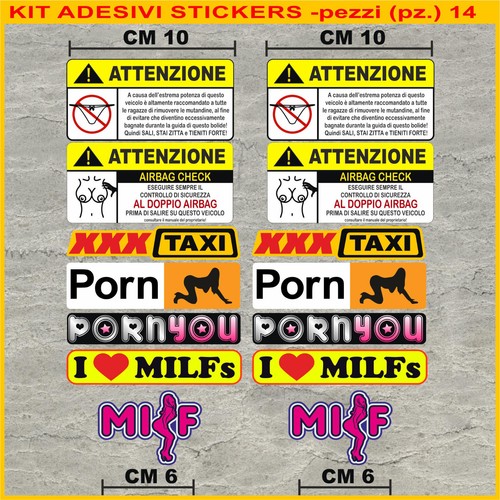Kit adesivi stickers moto - kit,