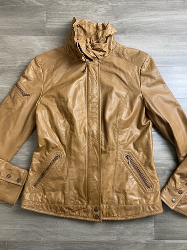 Giacca pelle mucca vintage - di,