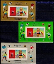 Sharjah 1970 Franz Beckenbauer/Messico/WC/Coppa Calcio Calcio Sport Imperf MNH