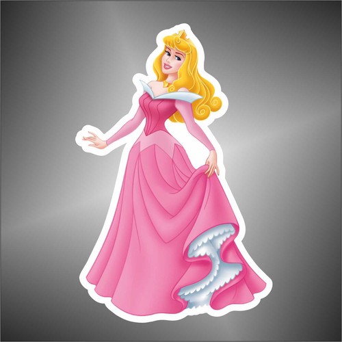 Adesivo principessa aurora - principessa, la