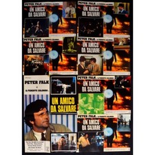 fotobuste UN AMICO DA SALVARE tenente colombo peter falk F216