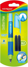 SMOOZZY WRITER Penna Roller Ergonomica 0.7Mm/Inchiostro Blu Incluso 2 Cartucce/I