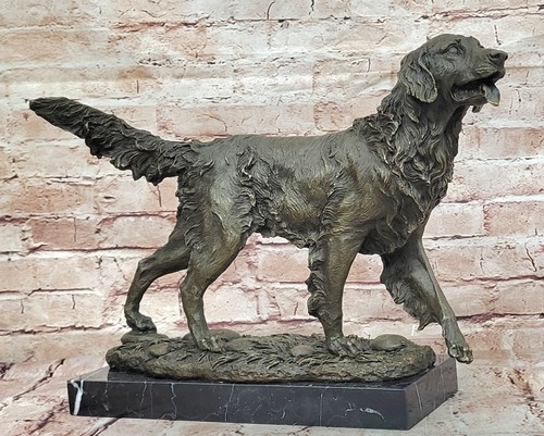 Enorme bronzo labrador golden - bronzo,