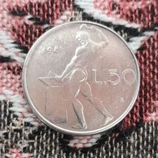 50 Lire Anno 1981 Repubblica