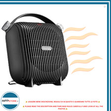 Termoventilatore De'Longhi HFS30C24.DG 2400W da tavolo, nero, 2 potenze