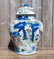 Grande vaso balaustra cinese