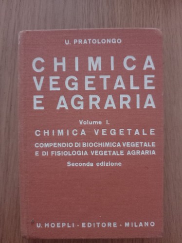 Chimica vegetale agraria - vegetale,