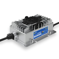 Caricabatterie 24V 15A corpo alluminio LiFePO4 per batterie 24 volt