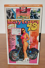 vhs videocassetta daytona '98 freeway,harley,chopper e custom american bike week