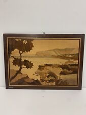 quadro in legno intarsiato cm