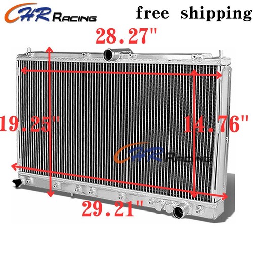Row aluminum radiator - row, for