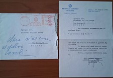 Autografo Renato Pagetti Presidente Biblioteca Sormani Milano-Luglio 1965