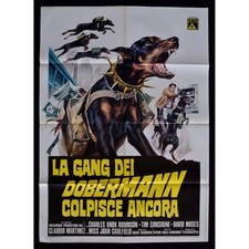 manifesto LA GANG DEI DOBERMAN COLPISCE ANCORA charles knox moses A110
