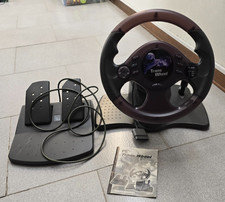 Volante con Pedali Trans Wheel Dual Force Racing Wheel per Playstation 1 PS1 PSX