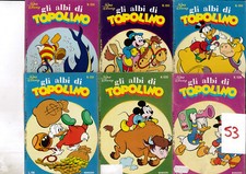 TOPOLINO ALBI  6 FUMETTI
