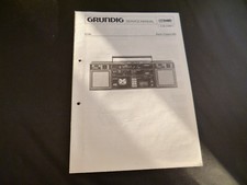 Manuale di servizio originale Grundig PARTY CENTER 800